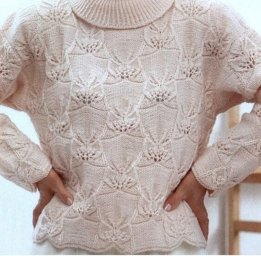 Узор для свитера  спицами