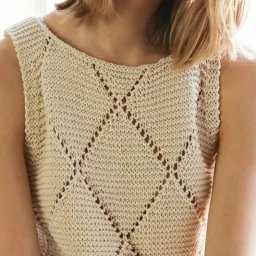 Узор для топов спицами