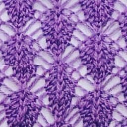 Узор спицами