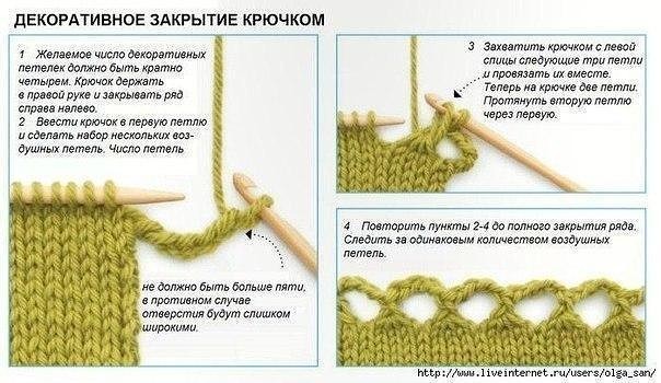 Декоративное закрытие петель крючком