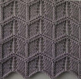 Узор спицами