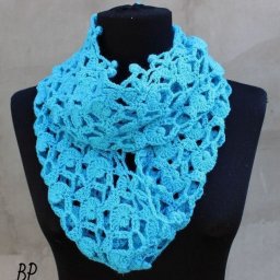 Ажурный снуд для стильного образа