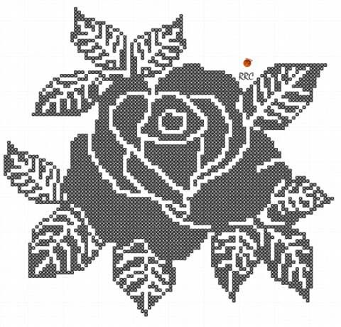 Идеи для вязаных салфеток в виде роз