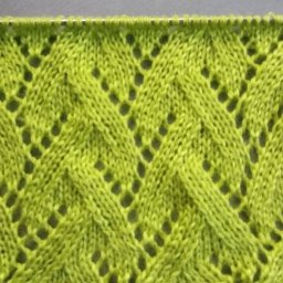 Красивый узор со схемкой, вяжем спицами