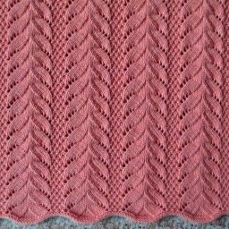 Простой, но красивый узор спицами