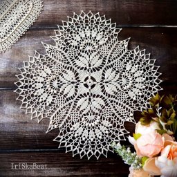 Салфетка крючком