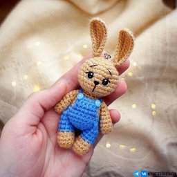 Милый зайка крючком