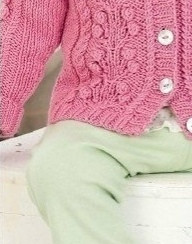 Жaкeт c кaпюшoнoм, вяжем детям