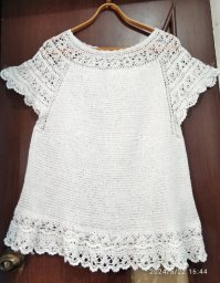 Нарядная кофточка крючком