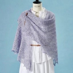 Ажурная фарерская шаль «Phossili Bay» от Anniken Allis