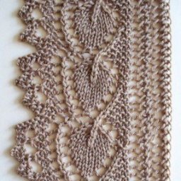 Кайма спицами