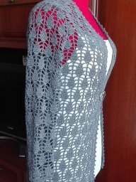 Жакет крючком: просто и стильно