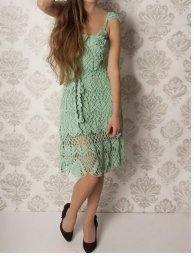 Очень красивое платье крючком