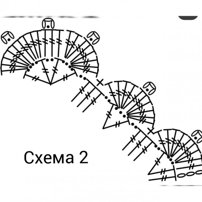 Схемы для бактуса крючком