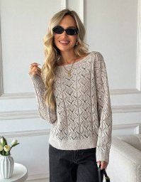 Джемпер свободного кроя со спущенным рукавом