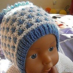 Чепчик спицами