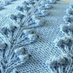 Объёмный узор спицами в копилку мастерицы