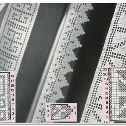 Варианты милой каймы, вязаной крючком