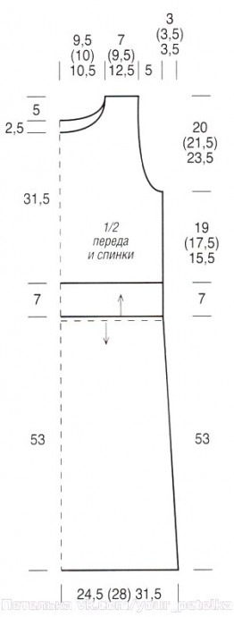 Вяжем летнее платье