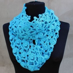 Ажурный снуд - хорошая идея на весну!