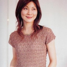 Ажурный топ крючком