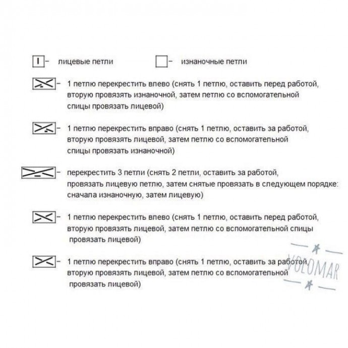 Узор спицами Узор спицами