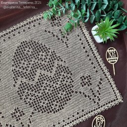 Пасхальное волшебство в доме: украшаем интерьер салфетками, связанными крючком