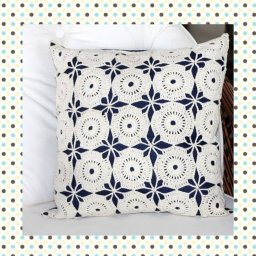 Идея для ажурной наволочки крючком