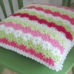 Изящная наволочка, связанная крючком