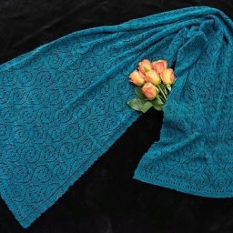 Вяжем дизайнерский палантин