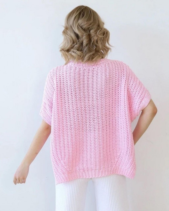 Джемпер английской резинкой