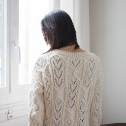 Японский узор спицами