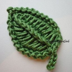 Мастер-класс: "Листочек" как элемент вязаного кружева