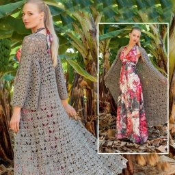 Очаровательное летнее пальто крючком