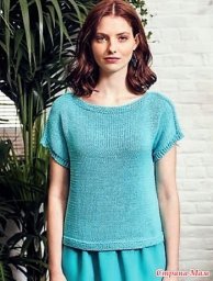 Просто и элегантно, топ спицами