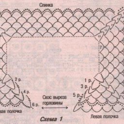 Схемы вязания реглана