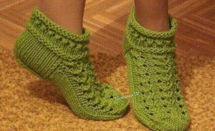 Следки спицами