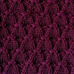 Узор спицами