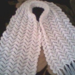 Ажурный шарфик крючком