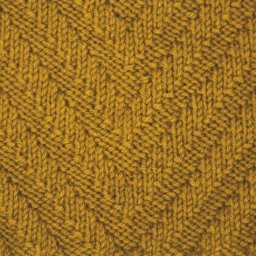 Эффектный узор спицами