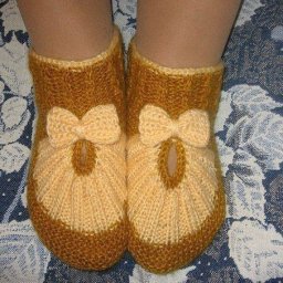 Очаровательные тапочки-носочки