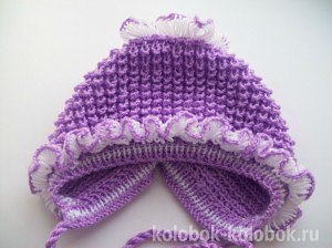 ​Рюши с помощью иглы