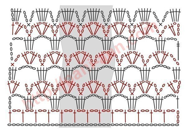 Вяжем ажурный воротник