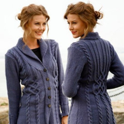 ​Жакет с арановыми узорами