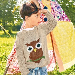 Джемпер с мотивом «Сова»