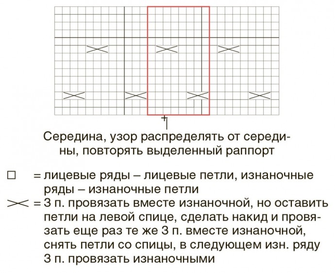 Облегающий топ с ажурными ромбами