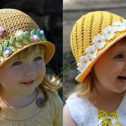 ​Вяжем шляпки-панамки