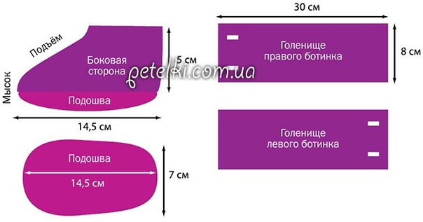 ​Детские домашние ботиночки/ пинетки-сапожки крючком