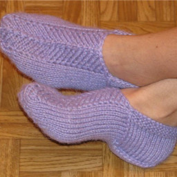 Следки на двух спицах