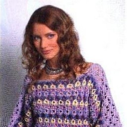 Сиреневая кофточка